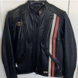 Women’s Authentic Leather Moto Jacket-Harley Davidson 