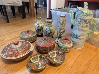 Chinese vintage ceramic set