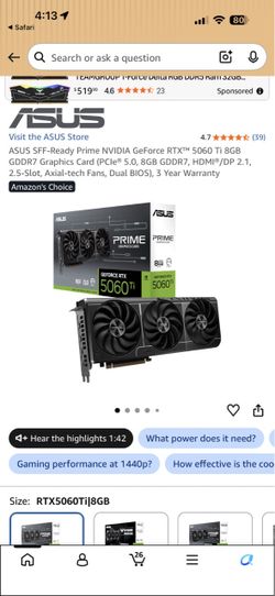 Asus 5060ti Prime OC
