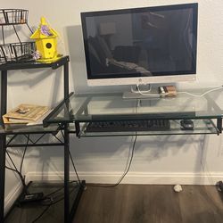 Glass Computer Desk