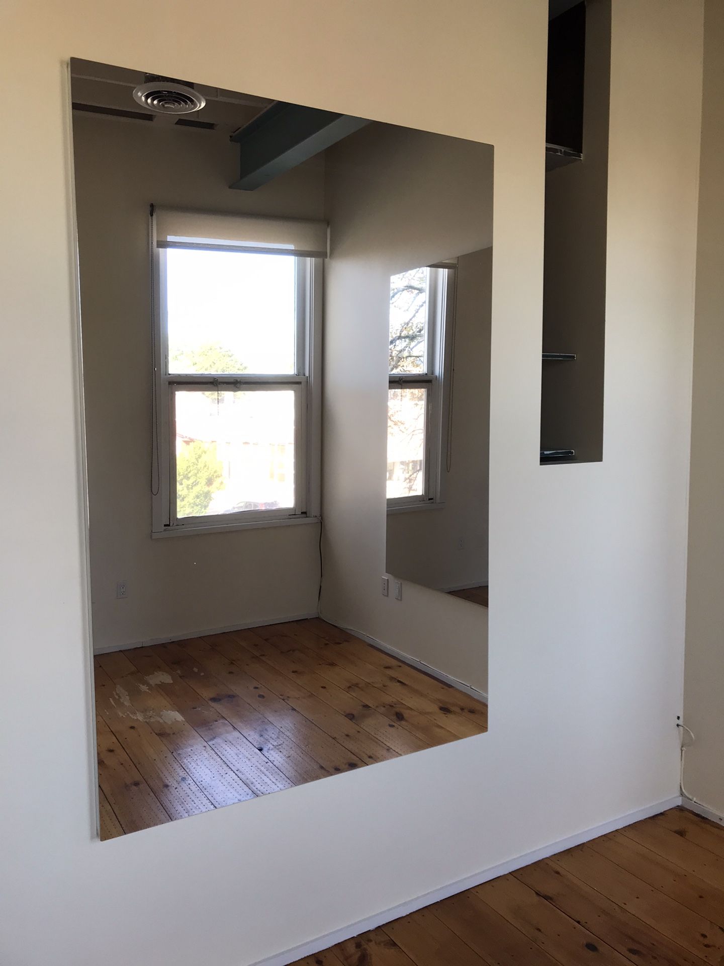 1 X Mirrorlite® Surface Mounted Glassless Mirrors 48" x 72" x 1.25"