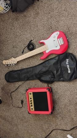 Master Play Electric Guitar Set with Amp and Bag