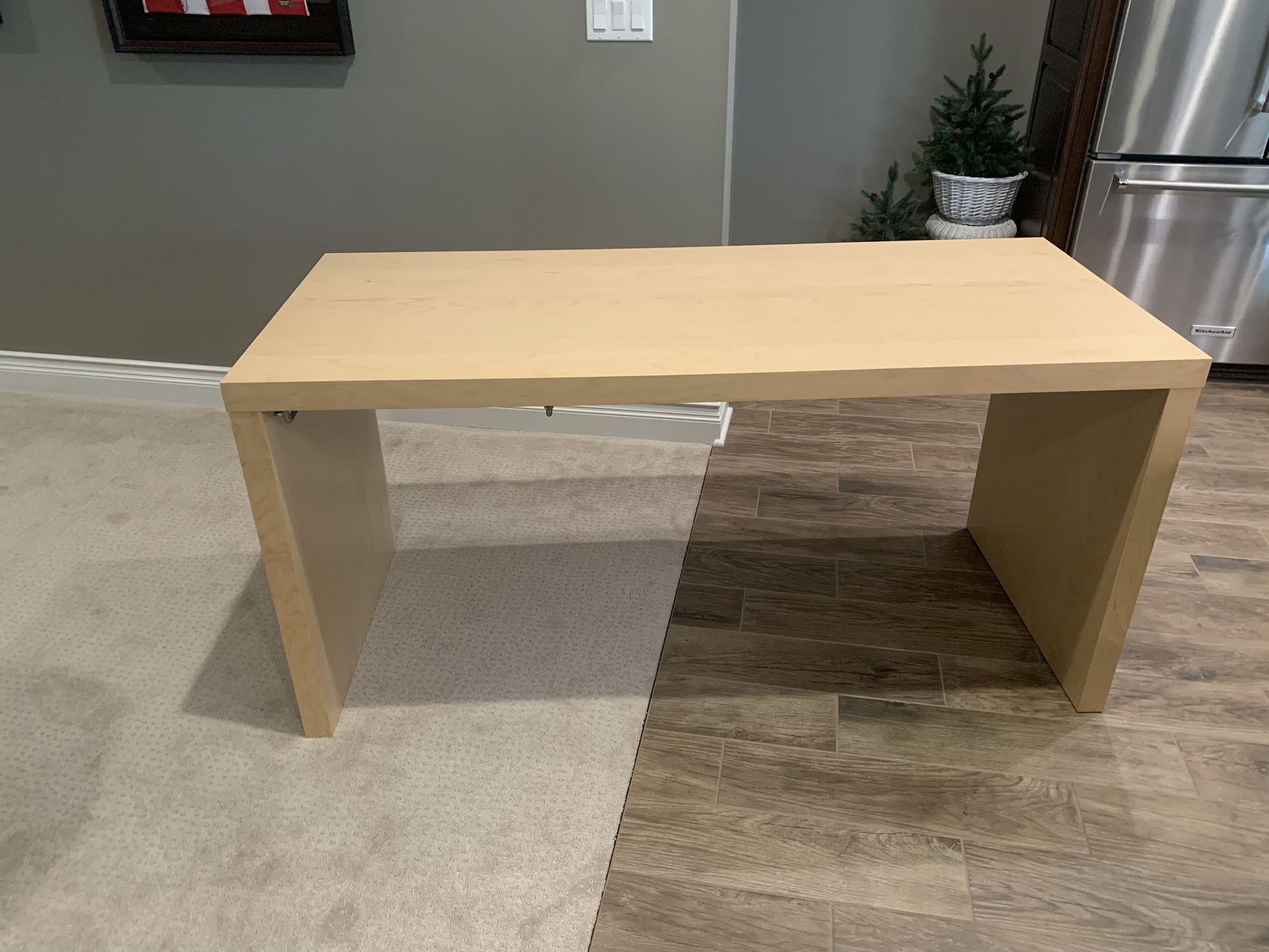 IKEA Malm Desk With Pull Out Panel 