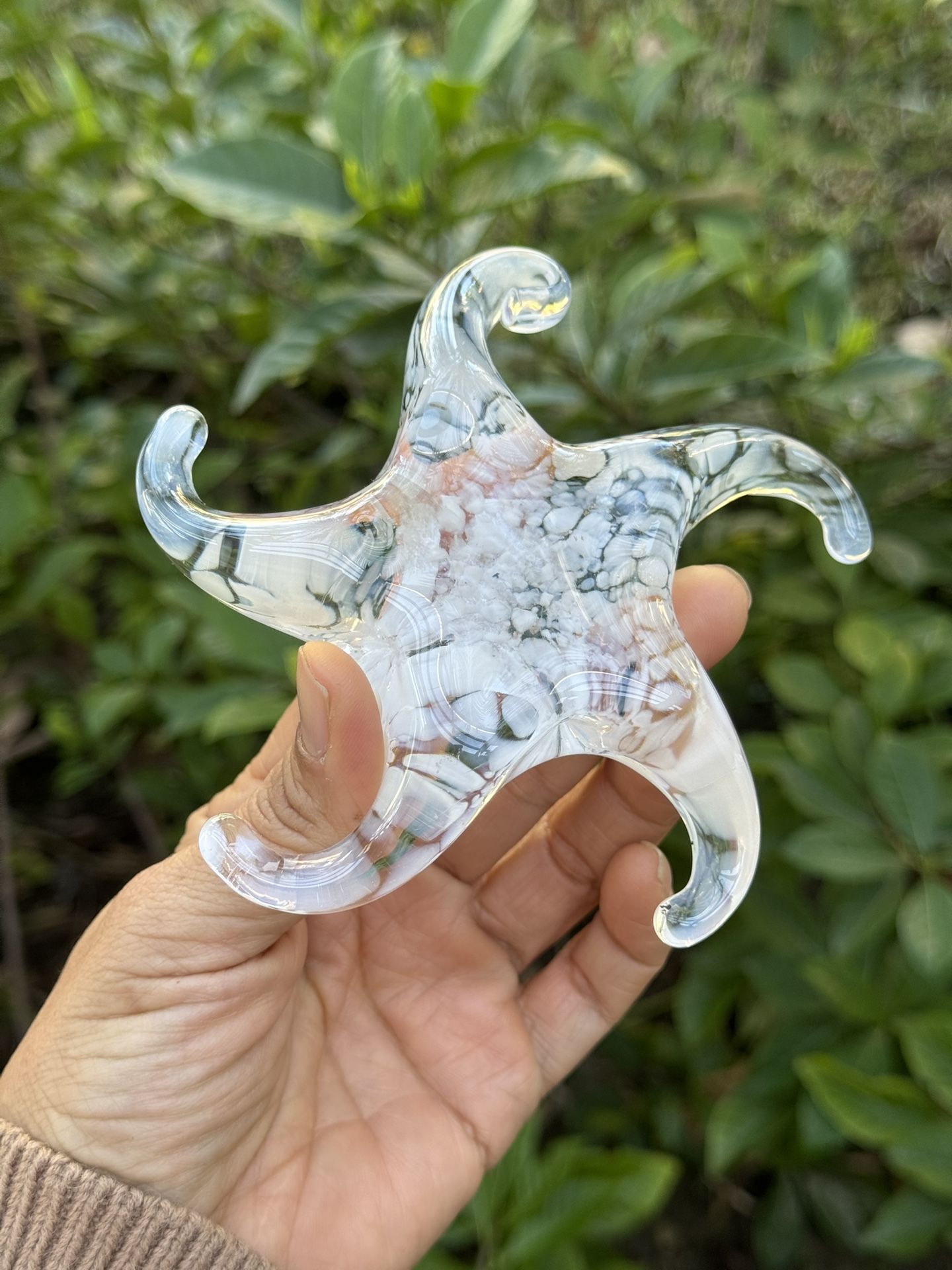 Glass Starfish Paperweight
