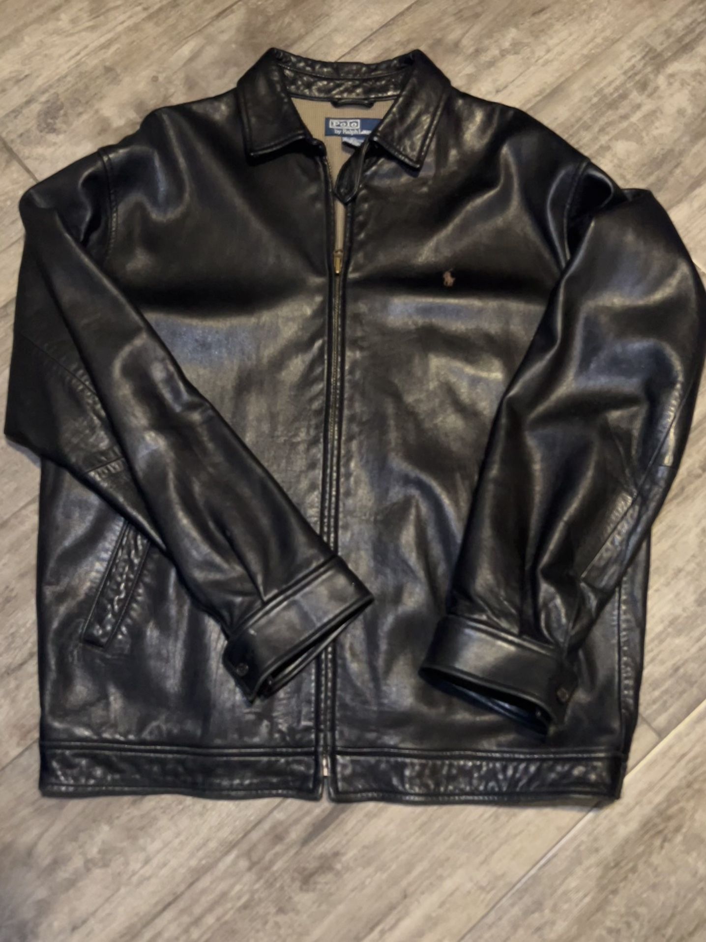 ジャケット・アウター Polo Ralph Lauren 90s leather jacket Vintage 90s Polo Ralph Lauren Genuine Soft Leather Driving