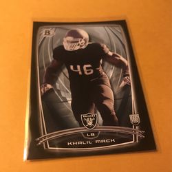 2014 Bowman KHALIL MACK  Rookie Card (#54) - RAIDERS / CHARGERS
