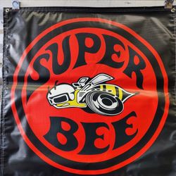 36-in X 36-in Super Bee Vinyl Banner