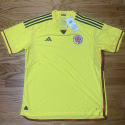 Colombia Home Adidas Heat.Rdy Authentic Soccer Jersey Men’s Sz 2XL New! W Tags