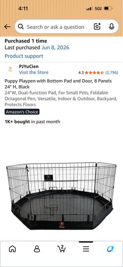 Dog playpen