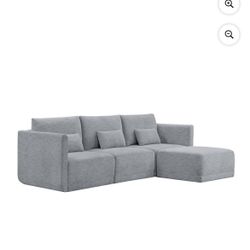 Modular Sectional Sofa With Ottoman By Drew Barrymore