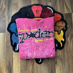 Pink Spyder Hoodie 