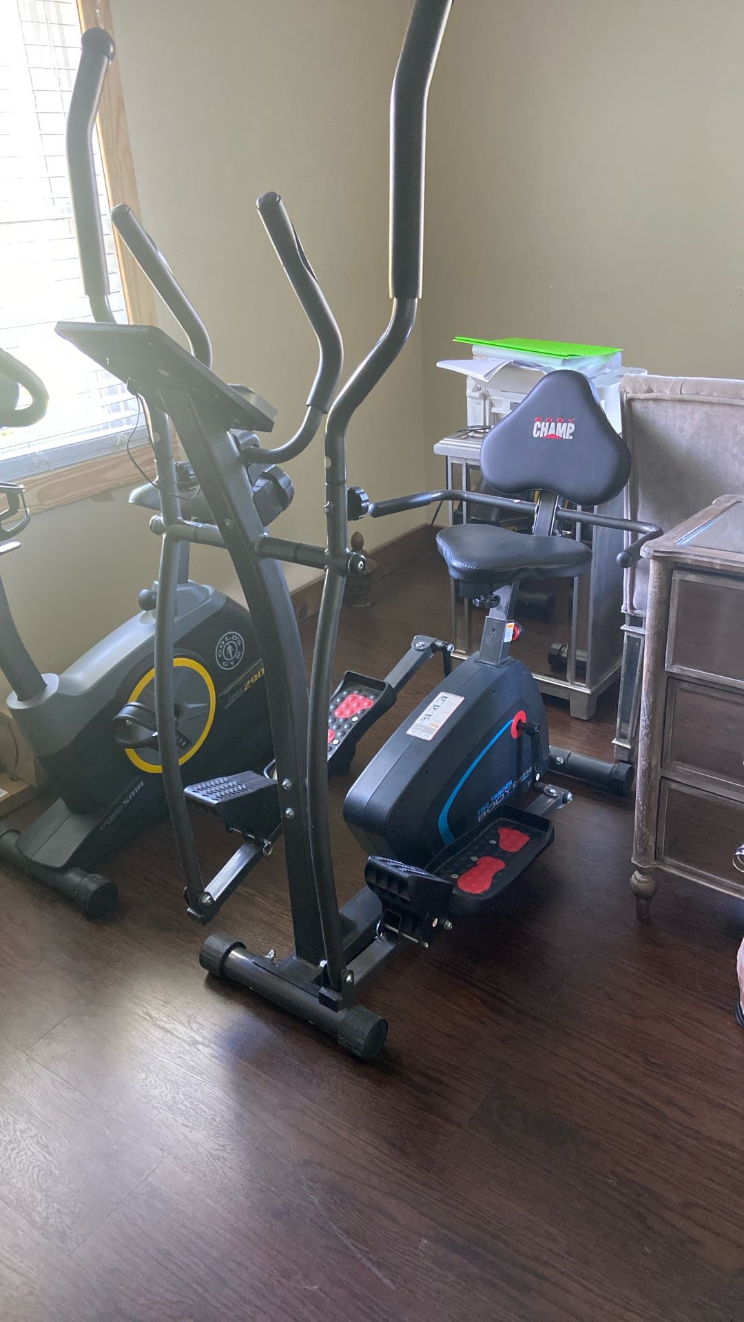 Body Champ Elliptical Bike Gym Machine