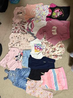 Girls Clothing Bundle – 15 Pieces – Includes NEW GAP Mickey – $40