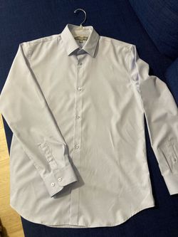 Teen Dress Shirt Blue 18R size