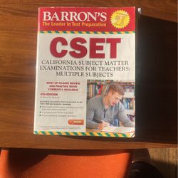 CSET: Multiple Subjects Test Prep