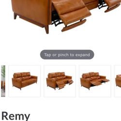 Brown Leather Couch With Recliners