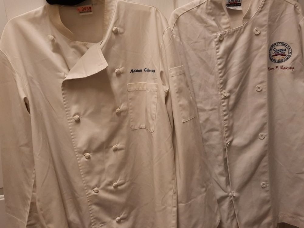 2 Chef Jacket Uniforms
