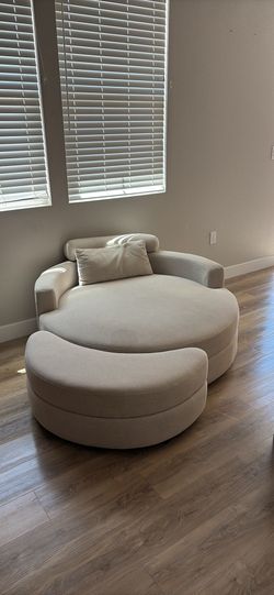 Chair and ottoman