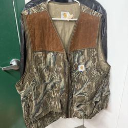 Vintage Carhartt Mossy Oak Treestand Vest XXL 