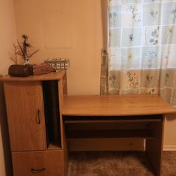 Desk With Storage 