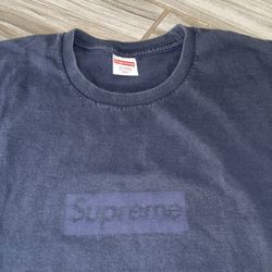 Supreme Navy Blue Box Logo