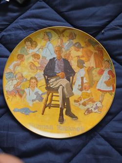 Vintage 1979 NORMAN ROCKWELL Remembered Collectors Plate-Vilette Co Tribute