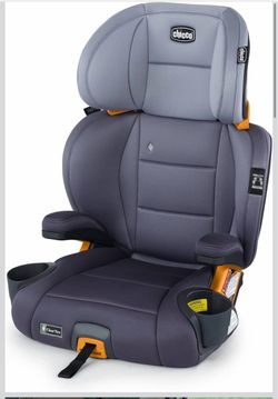 Chicco KidFit ClearTex Plus 2-in-1 Belt-Positioning Booster Car Seat ErgoBoost Ultra-Comfort Foam Padding, High Back & Backless Modes, Quick-Release L