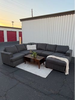 Dark Gray Sectional Couch