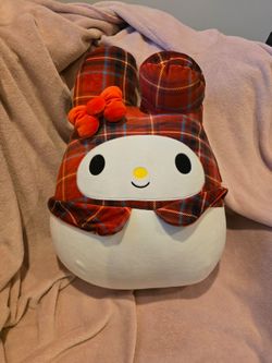 My Melody Red Plaid Sanrio Squishmallow Plush
