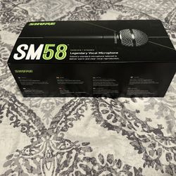Shure SM58 microphone 