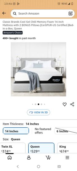 14 inch mattress Queen