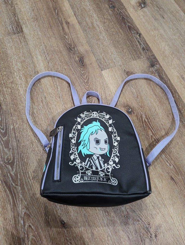 Beetlejuice Cartoon Mini Backpack

