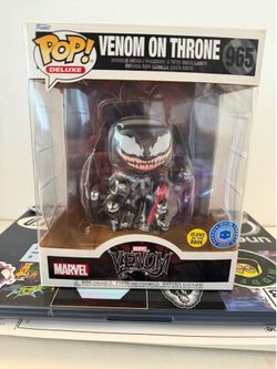 Funko Venom on Throne