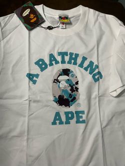 BAPE A Bathing Ape White Camo Tee Size S