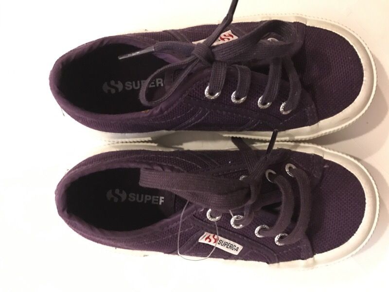 NEW Superga Classic Kids Sneakers - Purple