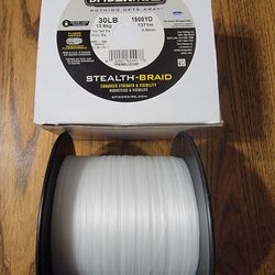NEW braided fishing line.