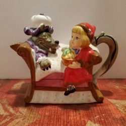 Little Red Riding Hood Ceramic Tea Pot