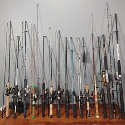 Fishing Pole Rod Reel Combo 