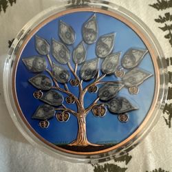 Money Tree 5 AVDP Ounces .999 Fine Copper in Capsule