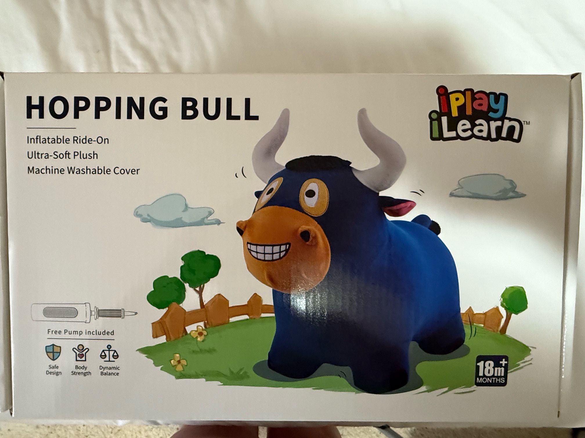 Hopping Bull Toy