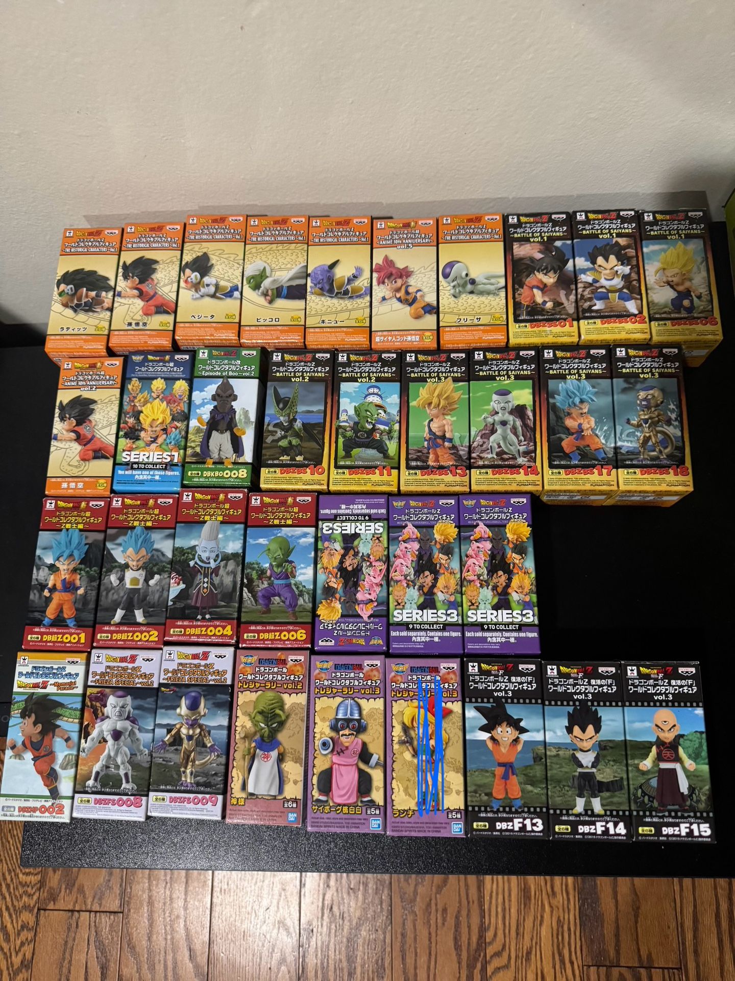 Wcf Mini Dragon Ball Figures