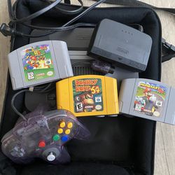 Nintendo 64 With Games