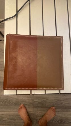 Brown Leather Photo Album