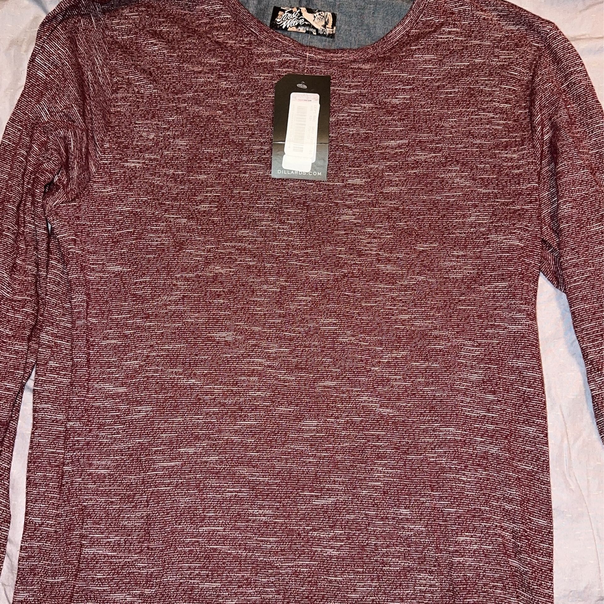 Boys Xxl Maroon Sweater New With Tag Serious Inquiries Only Need Gone Today