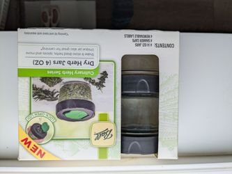 Ball Dry Herb Jars 4oz Set of 4 Culinary Herb Series Shaker Lids New