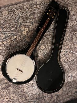 5-String Banjo with Hard Case Laro