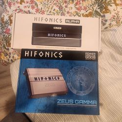 New Hifonics Amps Zeus And Alpha 