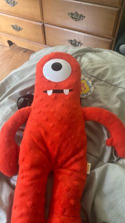 An official Yo Gabba Gabba plushie backpack