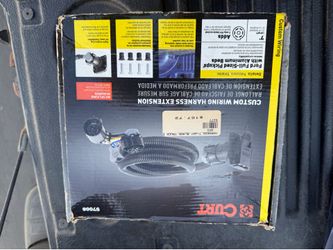 CURT 57008 7-Foot Vehicle-Side Truck Bed 7-Pin Trailer Wiring Harness