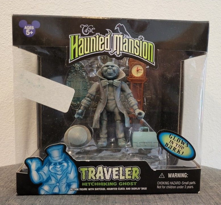 Disney Haunted Mansion Traveler Hitchhiking Ghost Action Figure Collectible